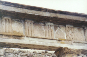 Entablature close-up