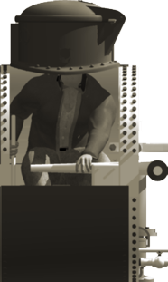 Hand positions (looking from port side)