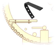 One possible, C-shaped, mounting bracket
