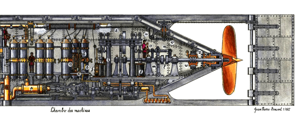 Aft section elevation drawing Copyright Jean-Pierre Bouvet