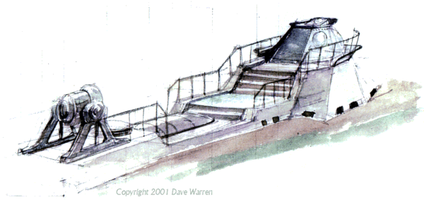 The platform, Copyright 2001 Dave Warren