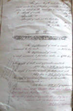 A page from the proposal - courtesy of the Winans family