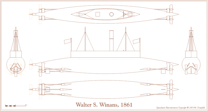 My early speculative reconstruction of the Walter S. Winans
