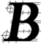 B